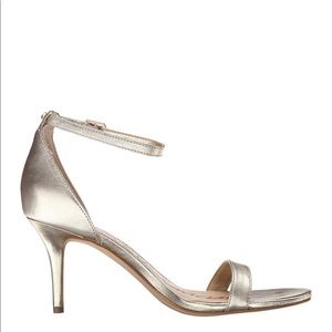 NEW Sam Edelman Patti Ankle Strap Heels-Light Gold